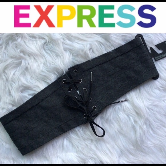 BNWT EXPRESS Canvas Corset Belt - Picture 3 of 6